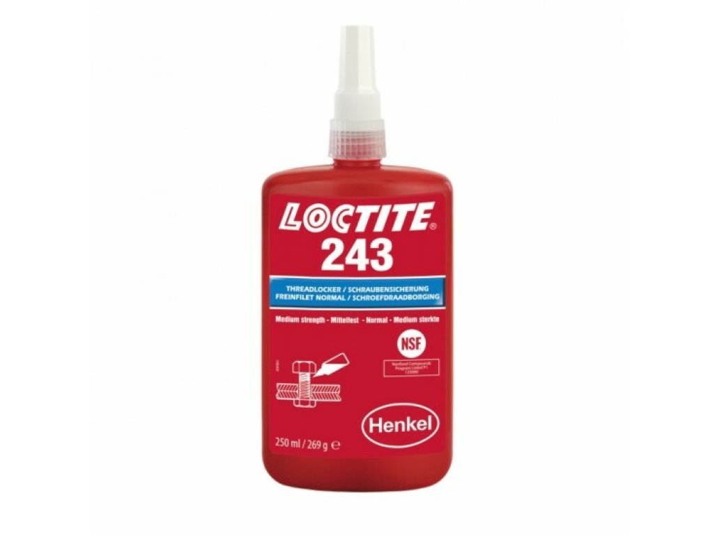 LOCTITE 243 zajištění šroubů SP 250ml