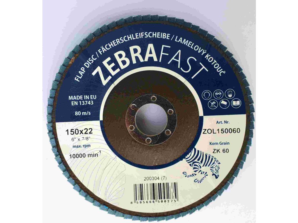 Lamelový kotouč ZEBRAFASTflex 150x60
