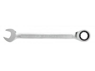 Očkoplochý klíč s ráčnou CrV, 21mm